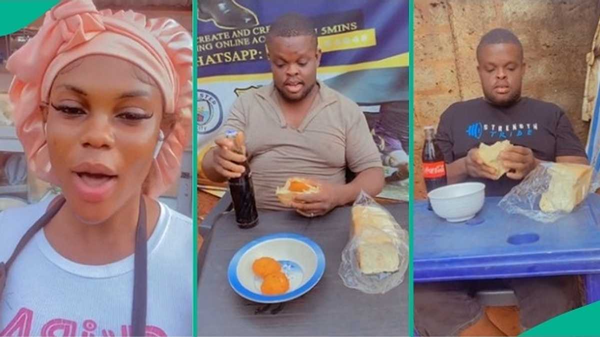 Lady Selling Akara Shows Off Man Who Always Patronises Her, Video Melts Hearts on TikTok