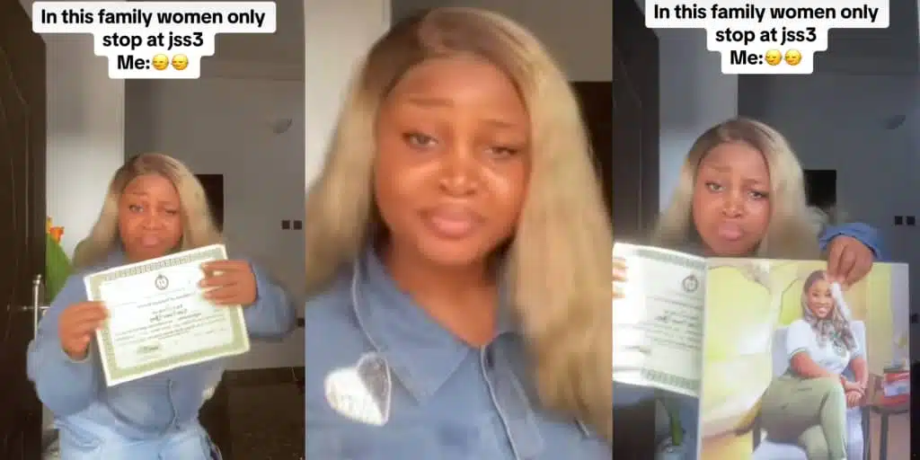 Lady becomes first in family to complete university and NYSC, breaks generational cycle