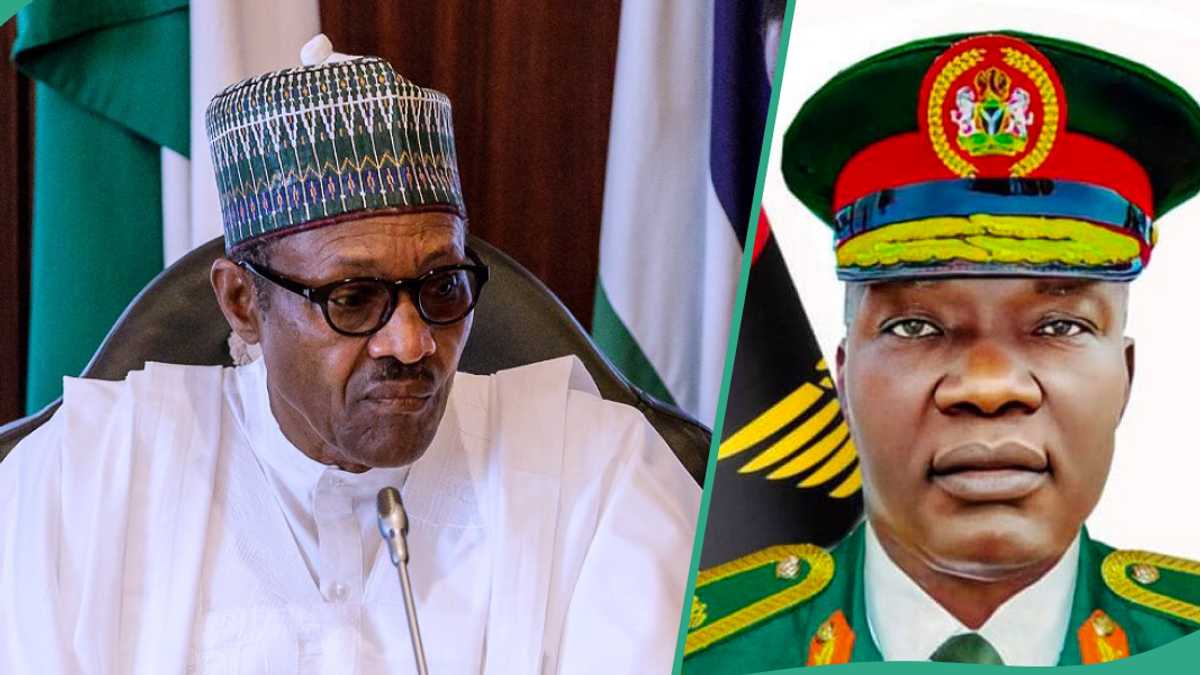 Lagbaja’s Death: ‘Deeply Shocked’ Buhari Releases Statement Over Chief of Army Staff’s Demise