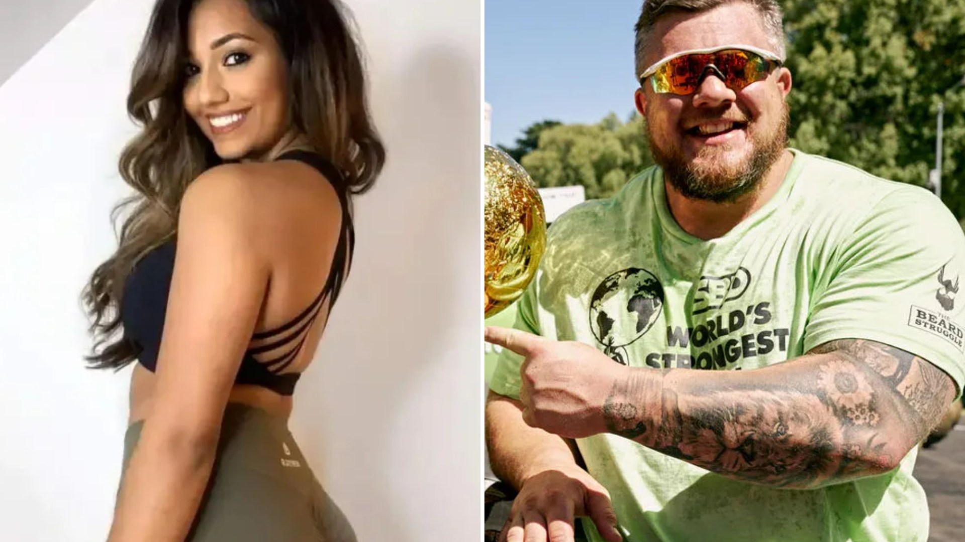 Luke Stoltman's wife accuses strongman champion of tryst with fellow athlete in explosive post