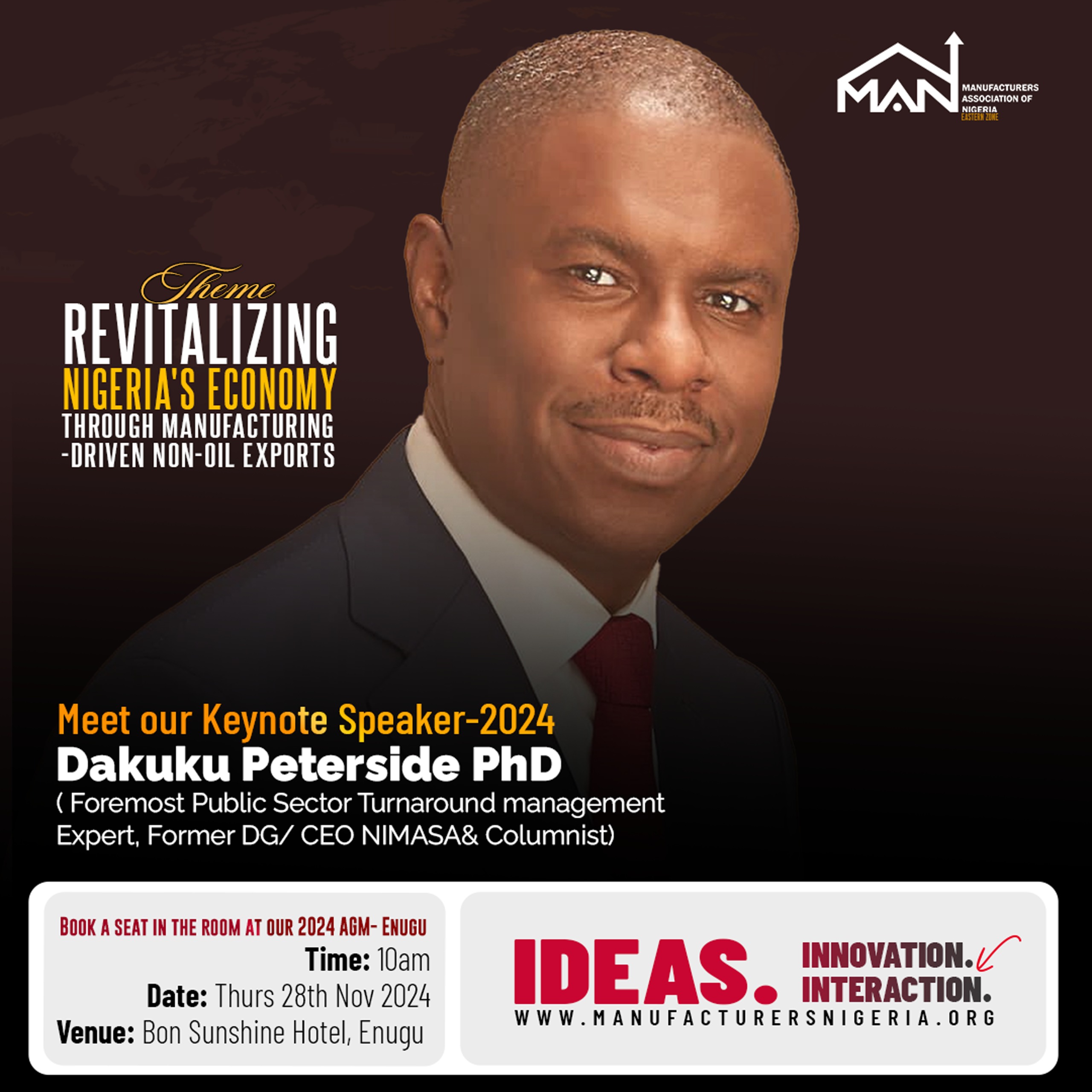 Management expert, Peterside, unveiled as keynote Speaker