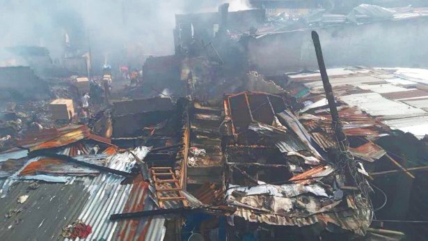 Millions Of Naira Goods Destroyed As Fire Guts Another Lagos Market