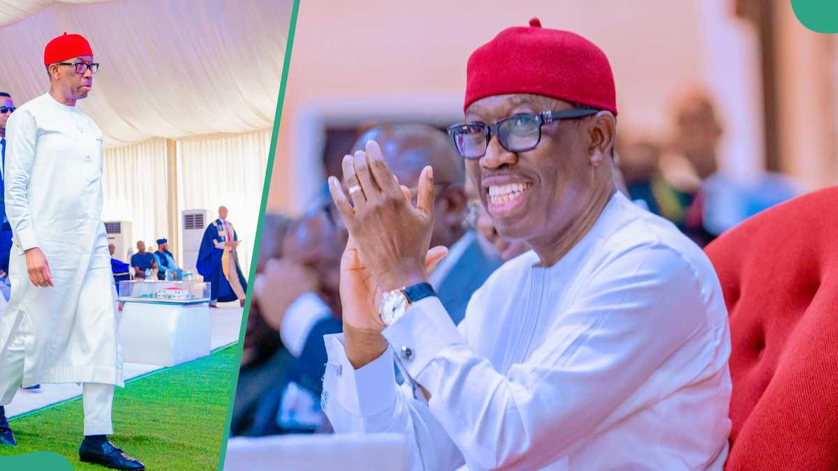 N1.3 Trillion Probe: Okowa Steps Out in Style After EFCC’s Arrest, Details Emerge