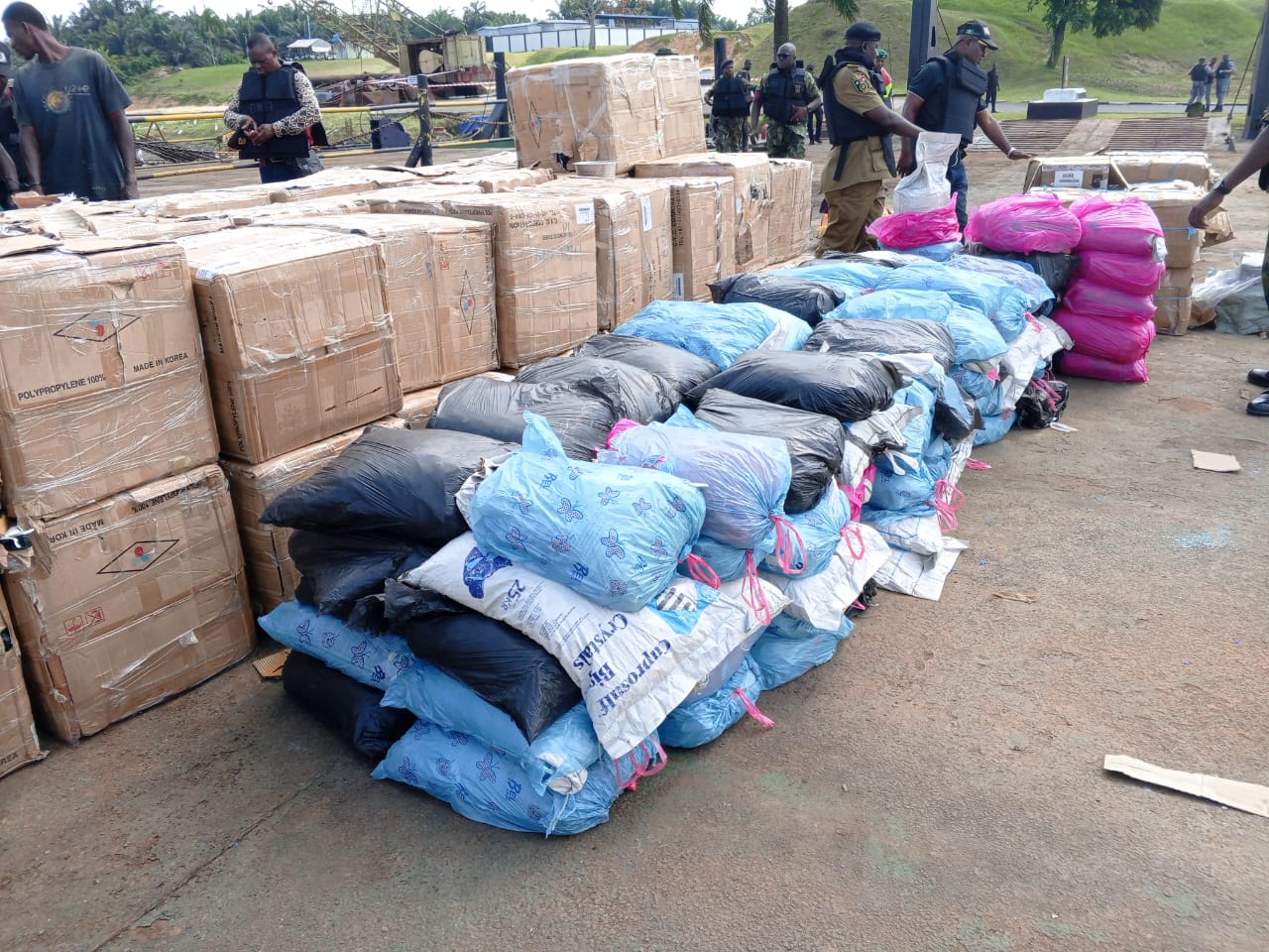 Navy Hands Over 3 Suspected Drug Traffickers, Exhibits To NDLEA, Customs