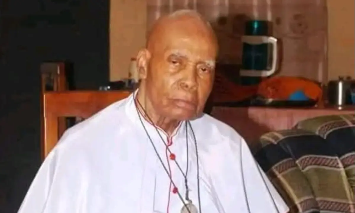 Nigeria's oldest Catholic priest, Monsignor Thomas Oleghe is dead