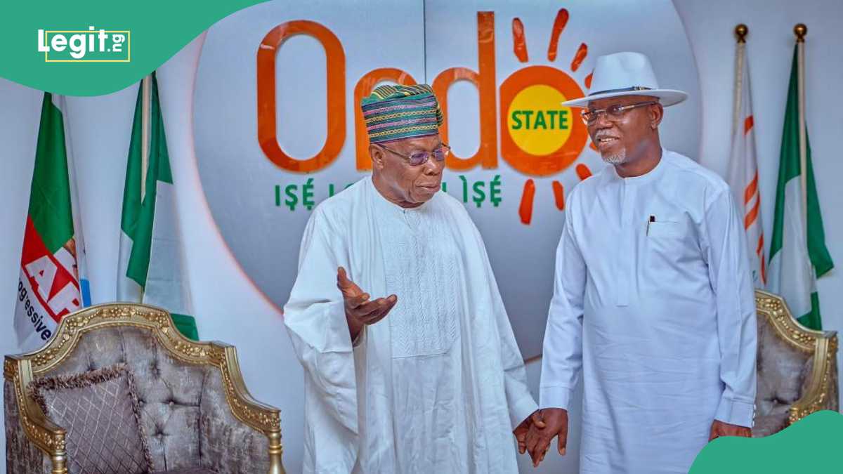 Obasanjo Meets APC Guber Candidate 5 Days to Ondo Election, Details Emerge