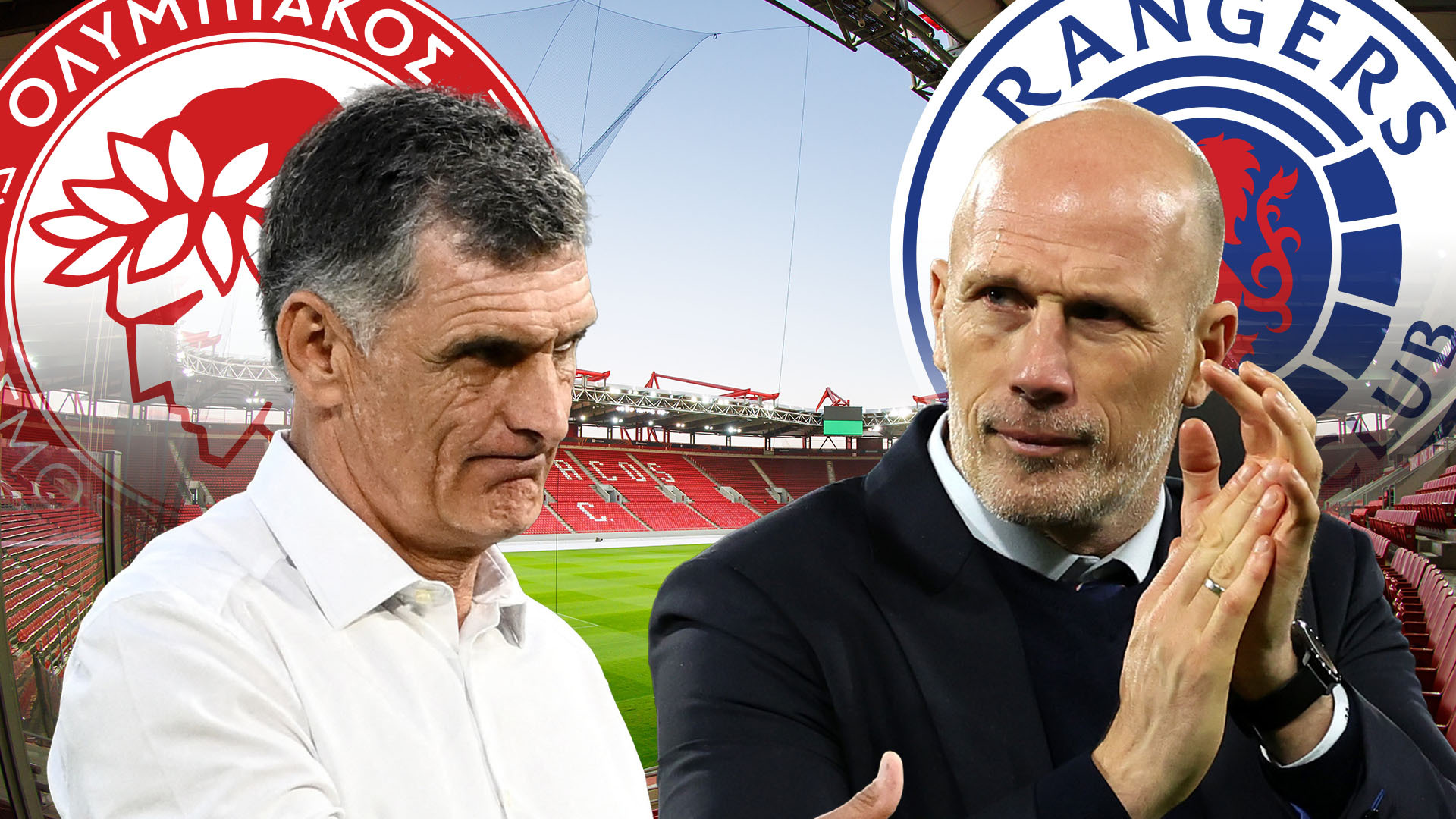 Olympiacos v Rangers LIVE SCORE as Philippe Clement makes three changes with James Tavernier DROPPED