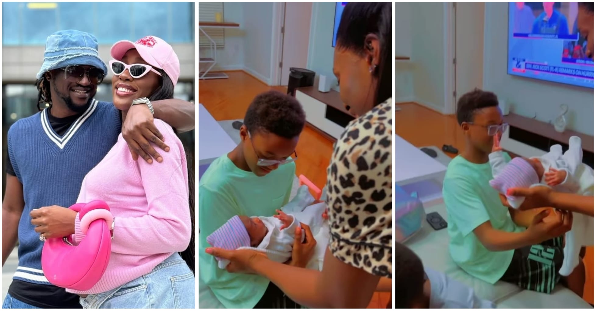 Paul Okoye and Ivy Ifeoma welcome first child