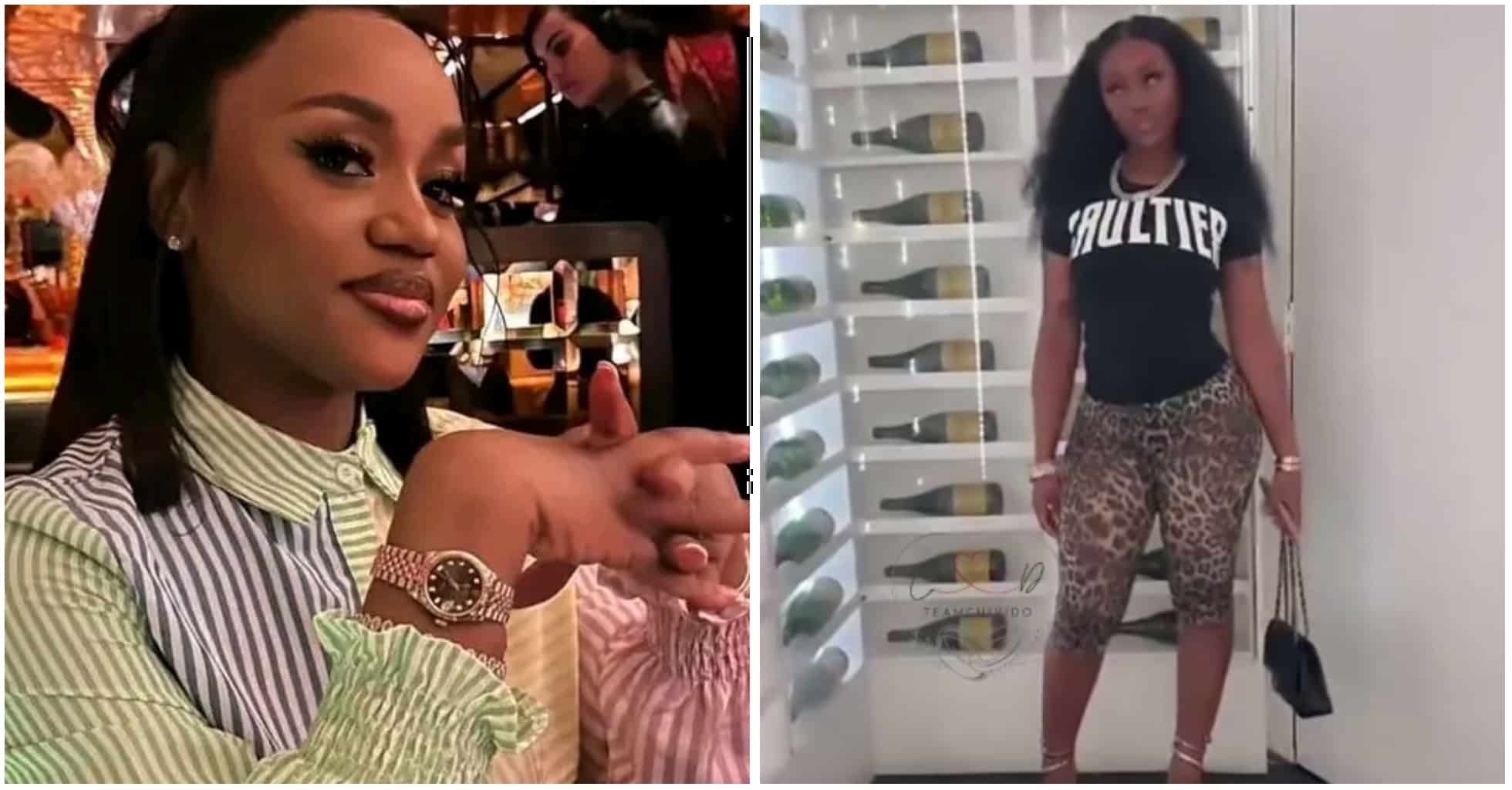 Reactions trail Chioma's new look in a viral video