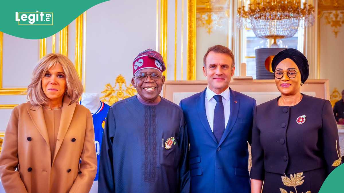 Remi Tinubu Gifts French President Special Calabashes from Nigeria, Video Trends