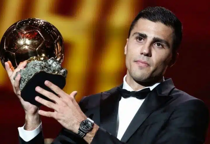 Ballon d'Or 2024: Rodri credits consistency for win over Vinicius