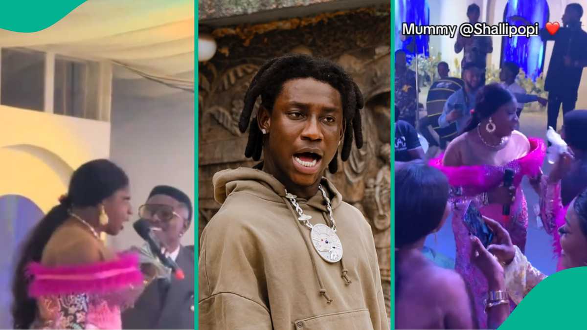 Shallipopi’s Mother Performs His Song on Stage at Event, Videos Trend: “She Go Soon Drop Music”