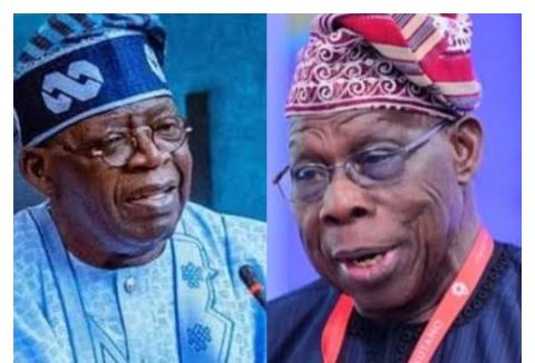 Tinubu hammers Obasanjo over comments on failed refo