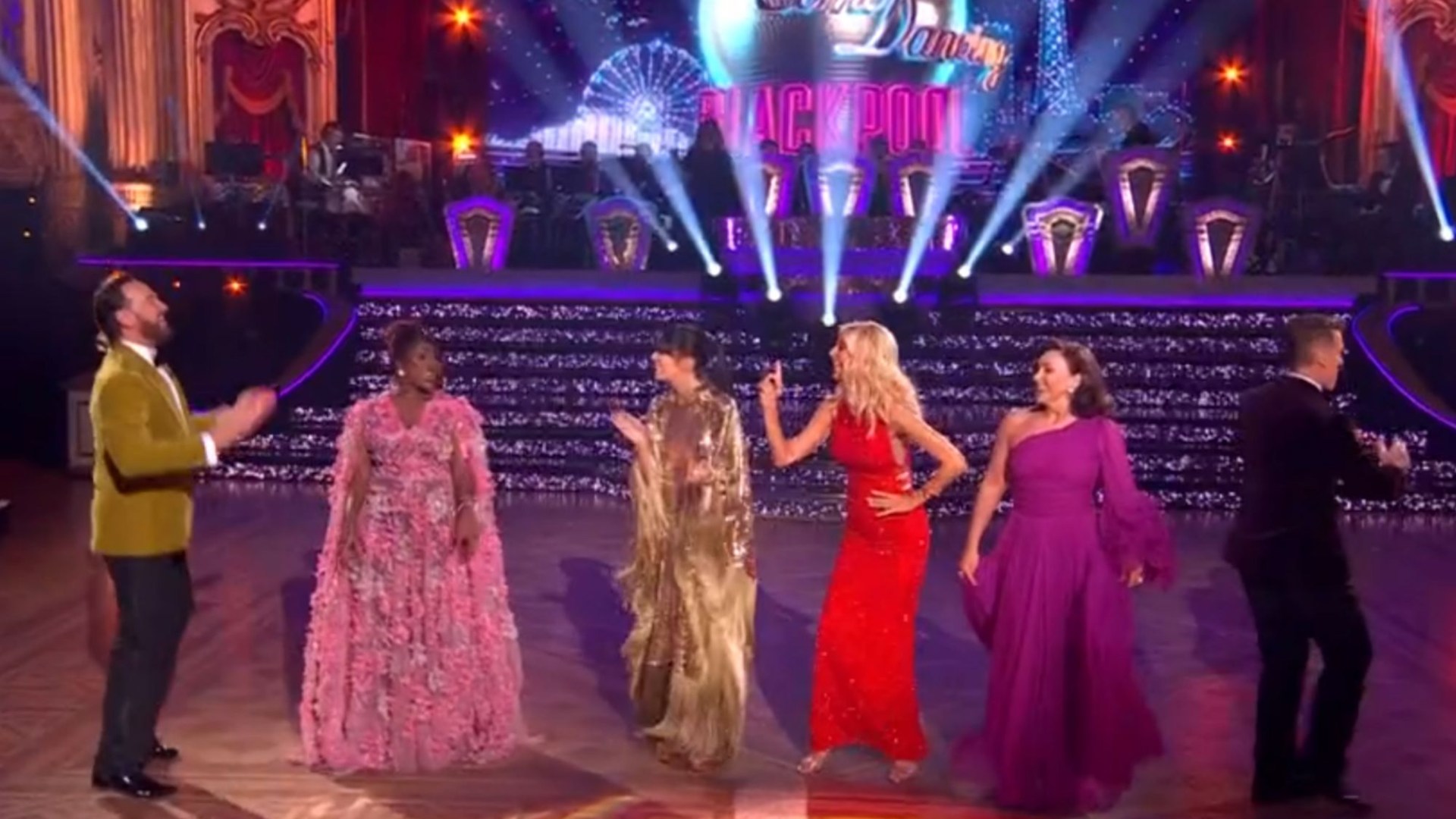 Watch the awkward moment Strictly group dance goes wrong - leaving Motsi Mabuse fuming