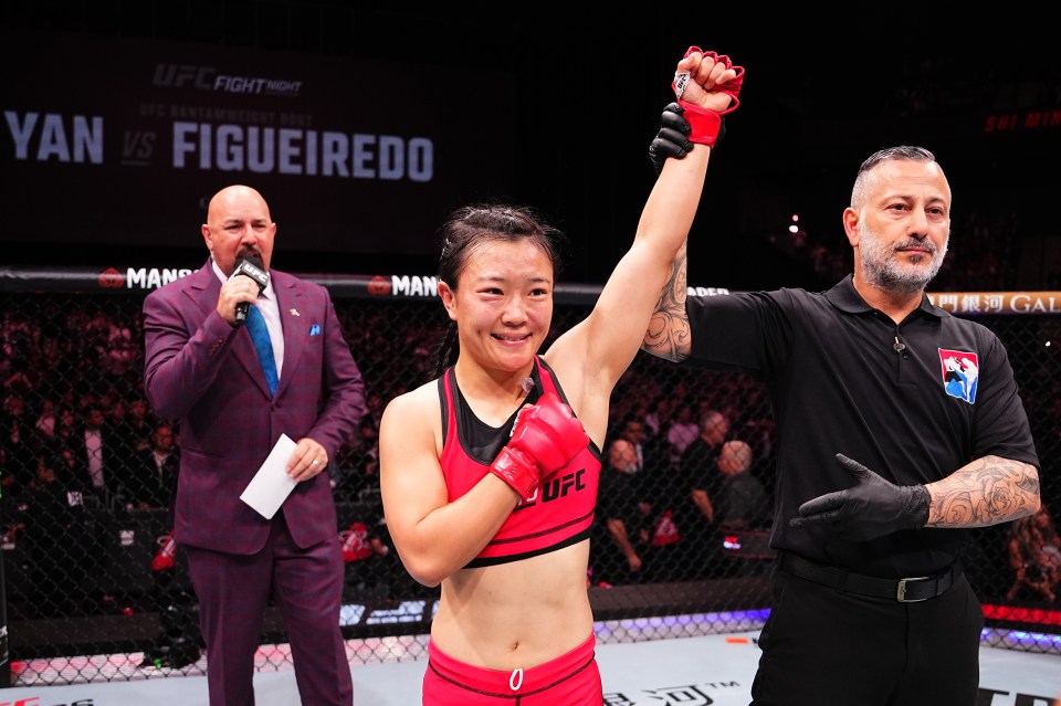 Ming, 30, earned a UFC contract last weekend