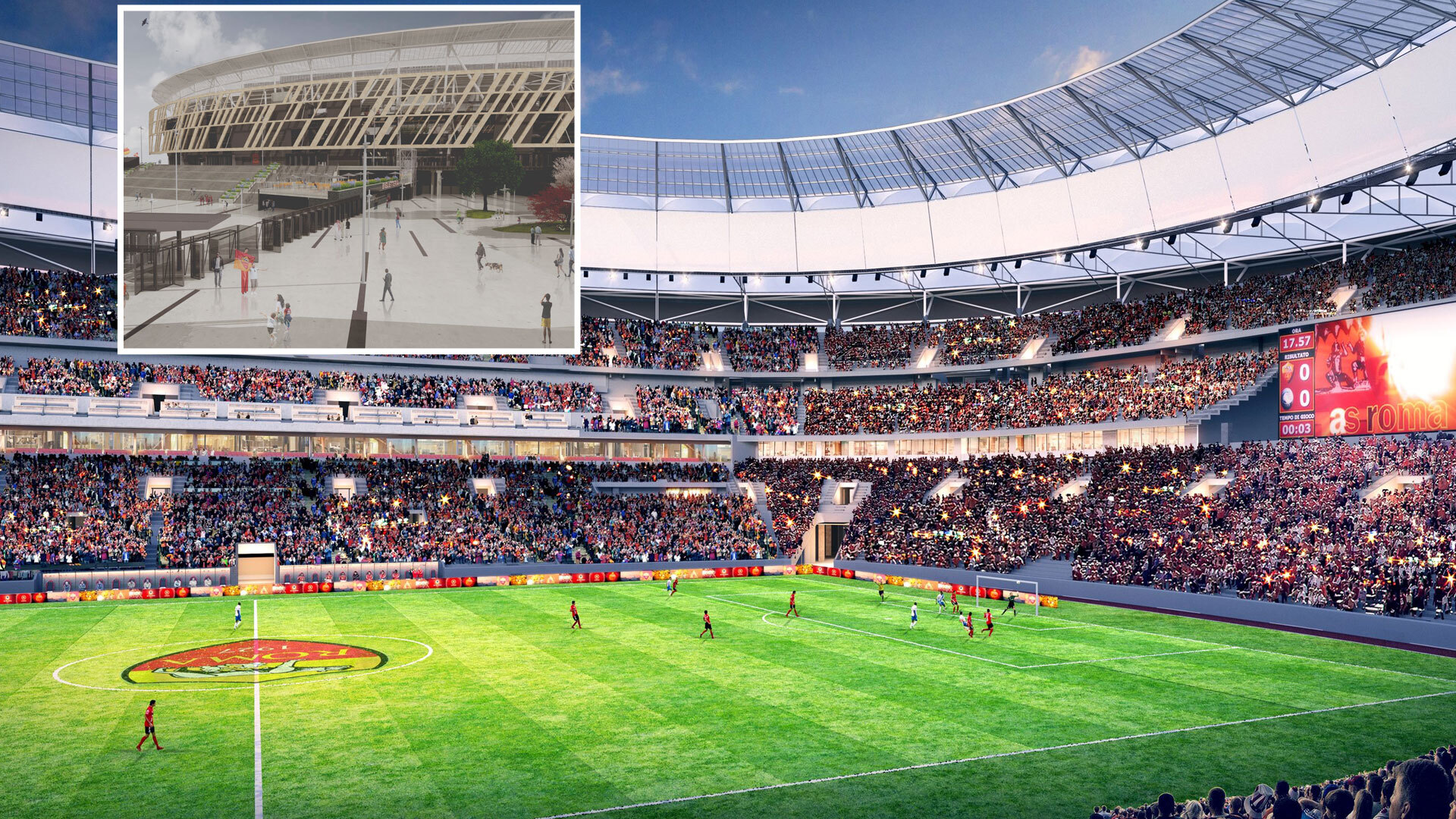 Inside former Champions League semi-finalists' stunning 52,000-seater new stadium modelled on iconic ancient landmark