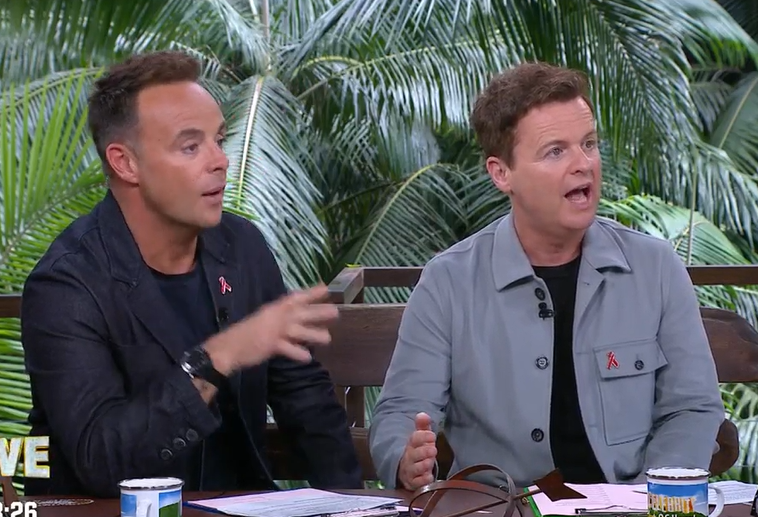 Ant McPartlin explained why he was harsh on Dean during the Bushtucker Trials