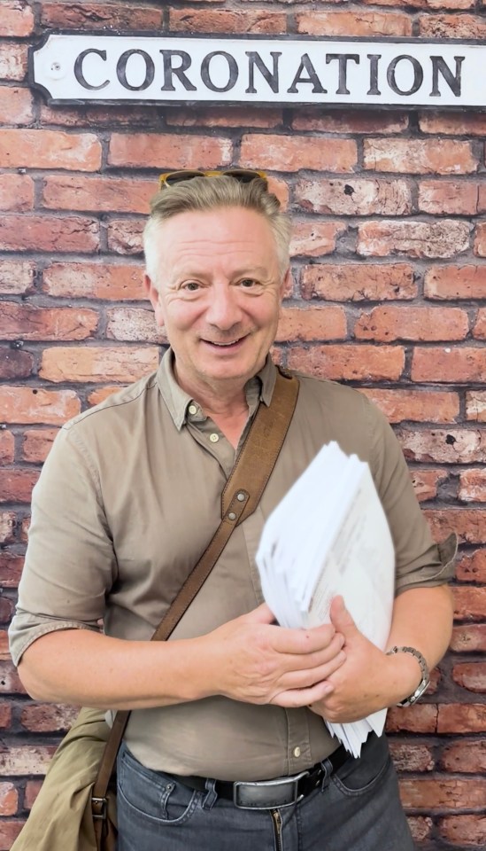 Sean was all smiles on his return to Corrie as Martin Platt in July