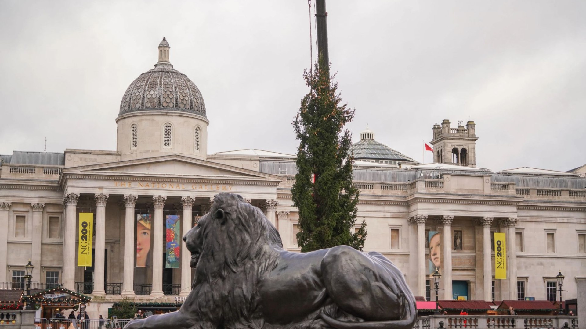 Londoners slam Trafalgar Square Christmas tree AGAIN as 'dead branches' make it look like 'half the fir is missing'