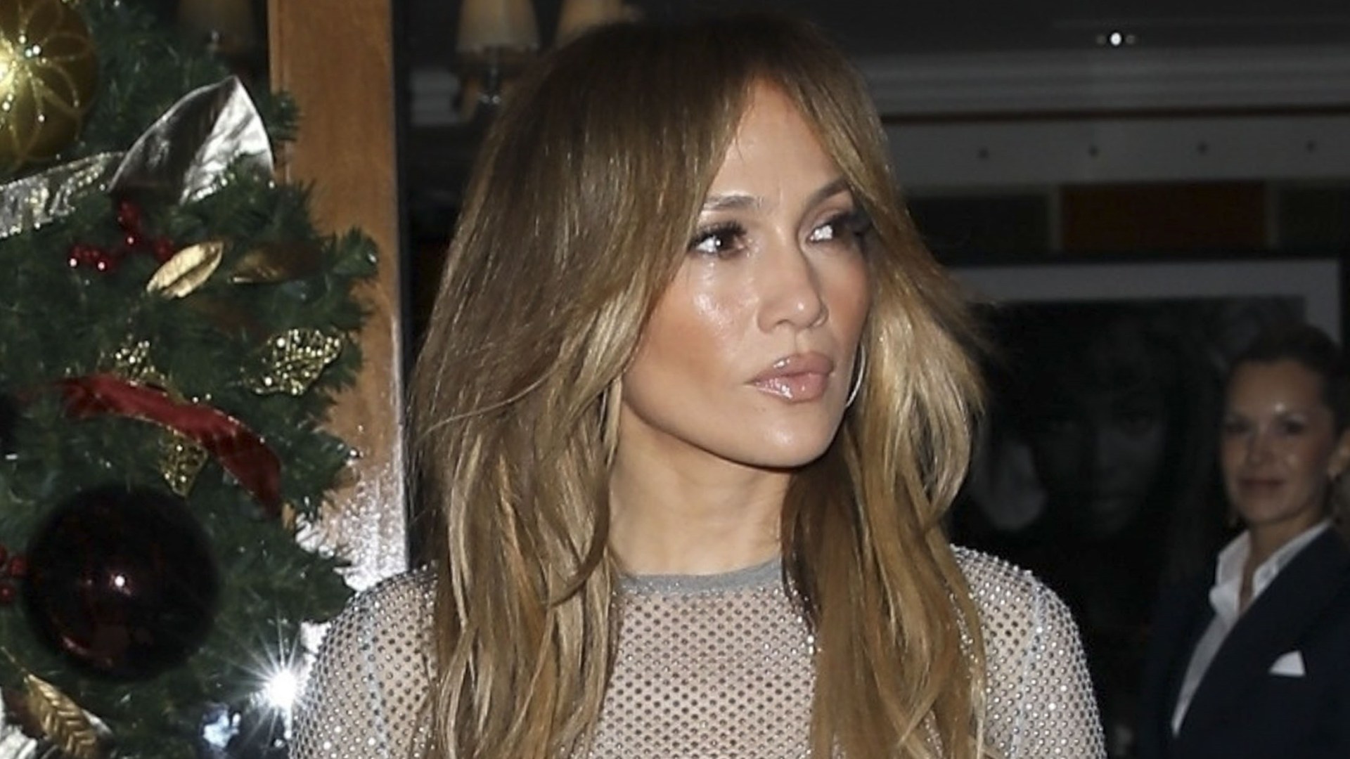 Jennifer Lopez, 55, stuns in sexy sheer mesh top as she heads to dinner in LA after Ben Affleck split