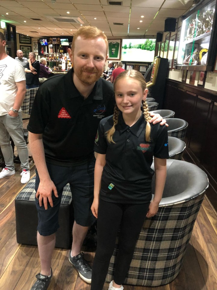 The Scots teen snooker sensation first met Anthony McGill when she was NINE