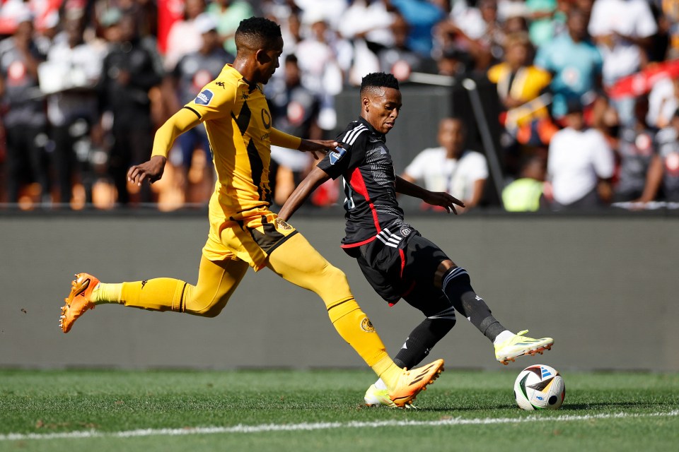 Relebohile Mofokeng in action for Orlando Pirates