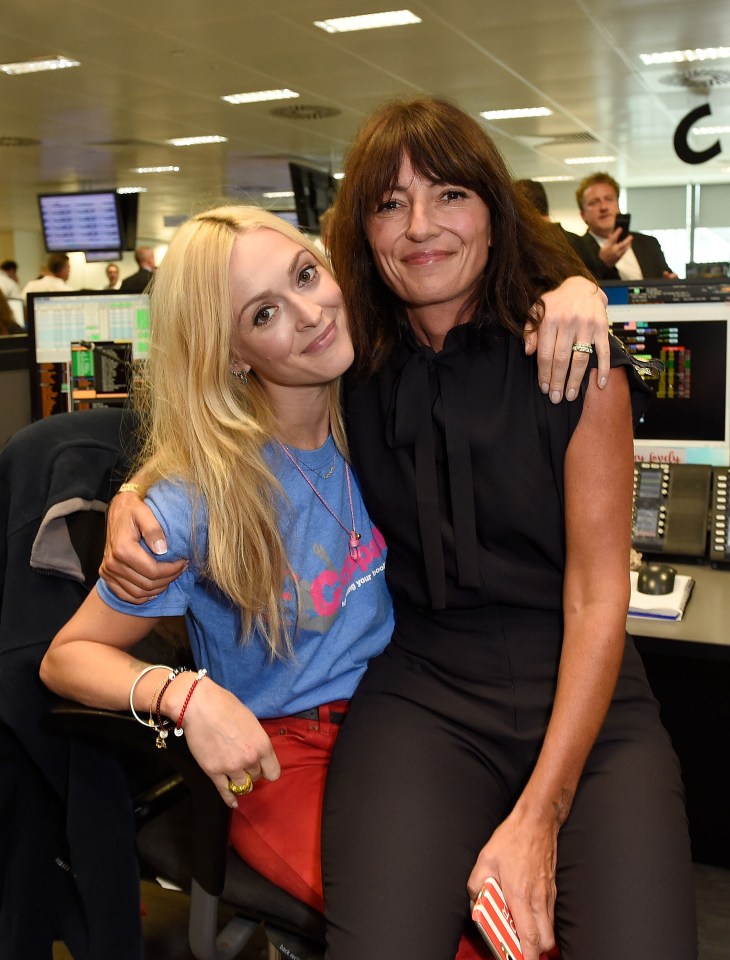 Fearne's friend Davina, known for being a former Big Brother presenter and The Masked Singer, is still recovering from surgery for a brain tumour