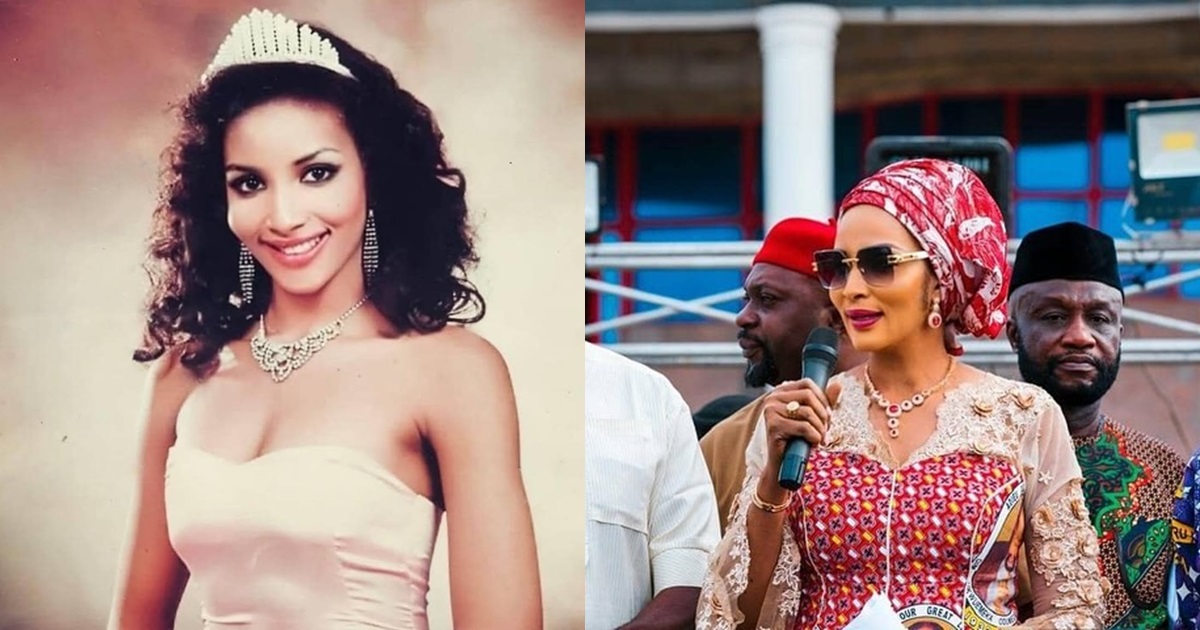 Minister of State for Foreign Affairs, Bianca Ojukwu reflects on her MBGN win 36 years ago (IMAGES)