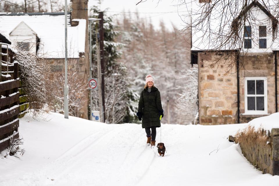 A yellow alert for snow is in place from 8pm today until 9am tomorrow