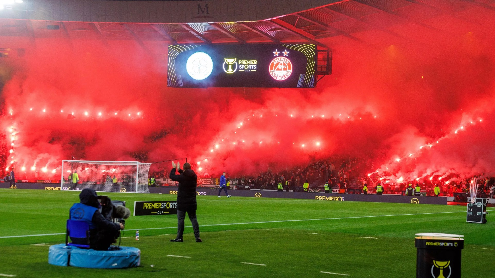 Celtic break silence after being charged by SPFL over fan pyro use at Premier Sports Cup semi-finals