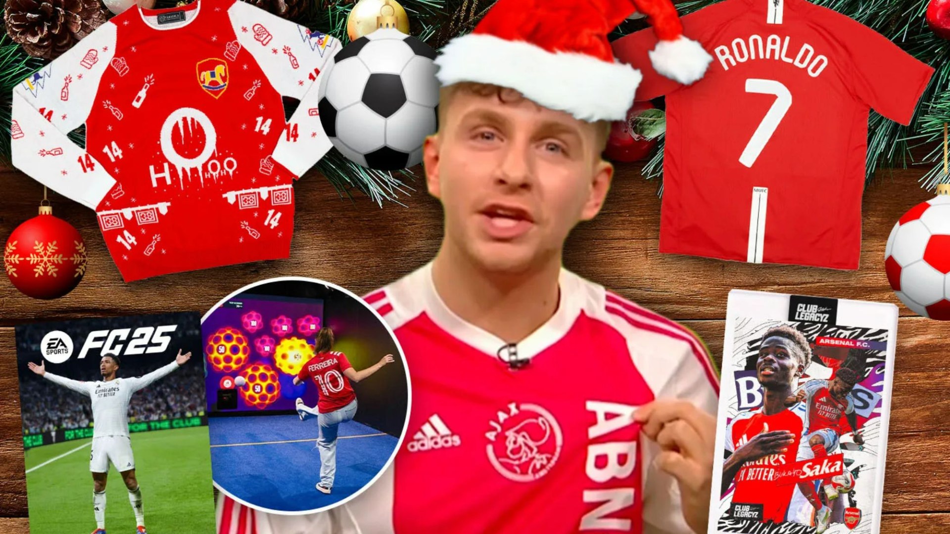 Top five Christmas gifts for a football fan from an immersive experience to much-loved novelty fashion