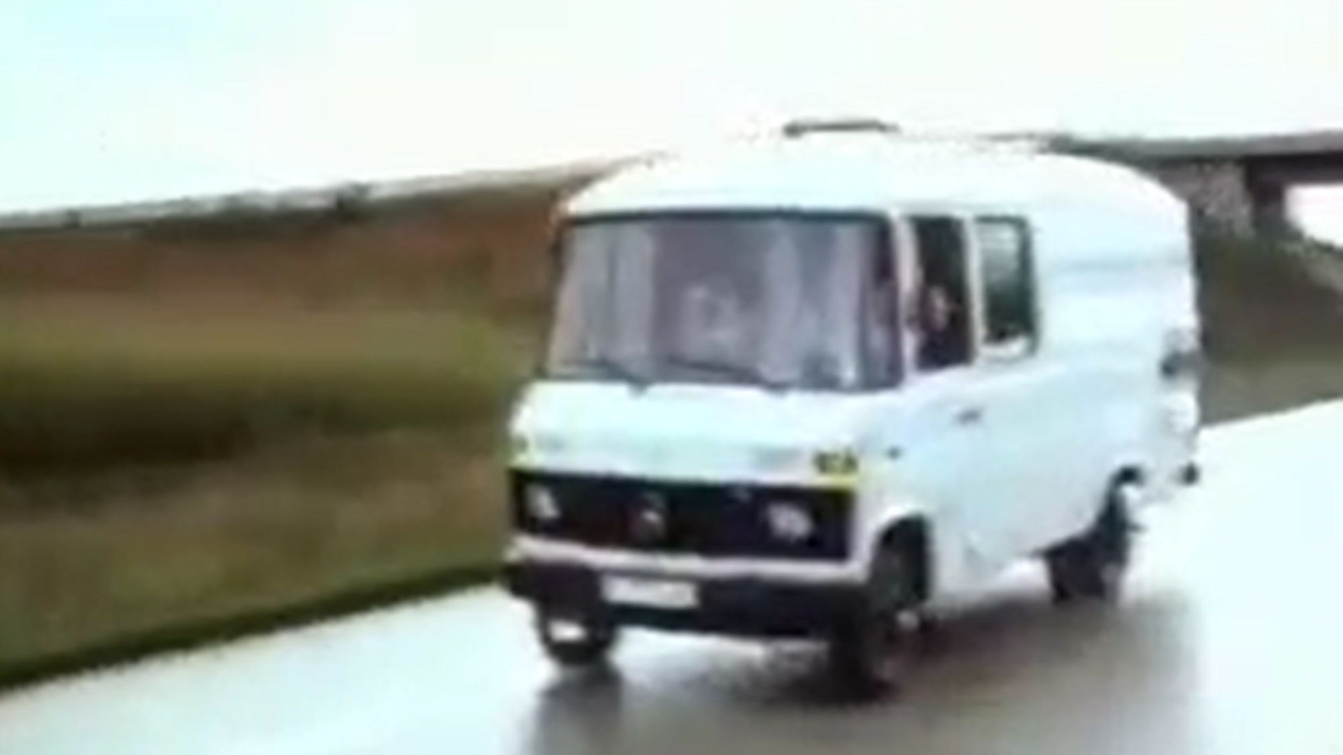 Watch world’s first self-driving car dubbed ‘absurd’ by its OWN inventor hit the road in incredible unearthed footage