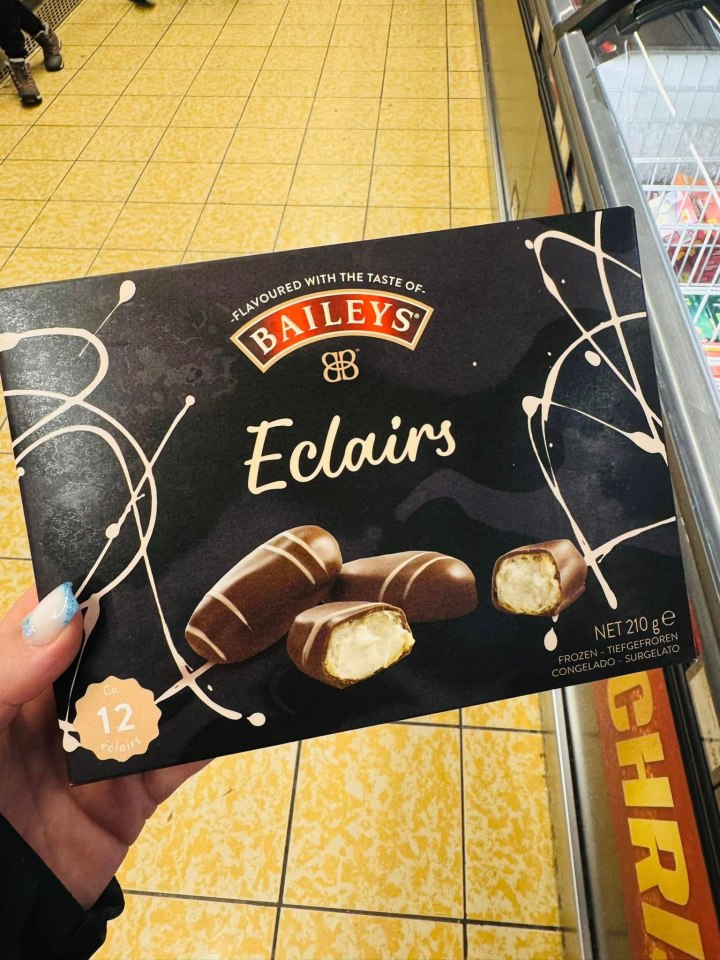 Baileys have released a box of eclairs and 'indulgent' biscuit