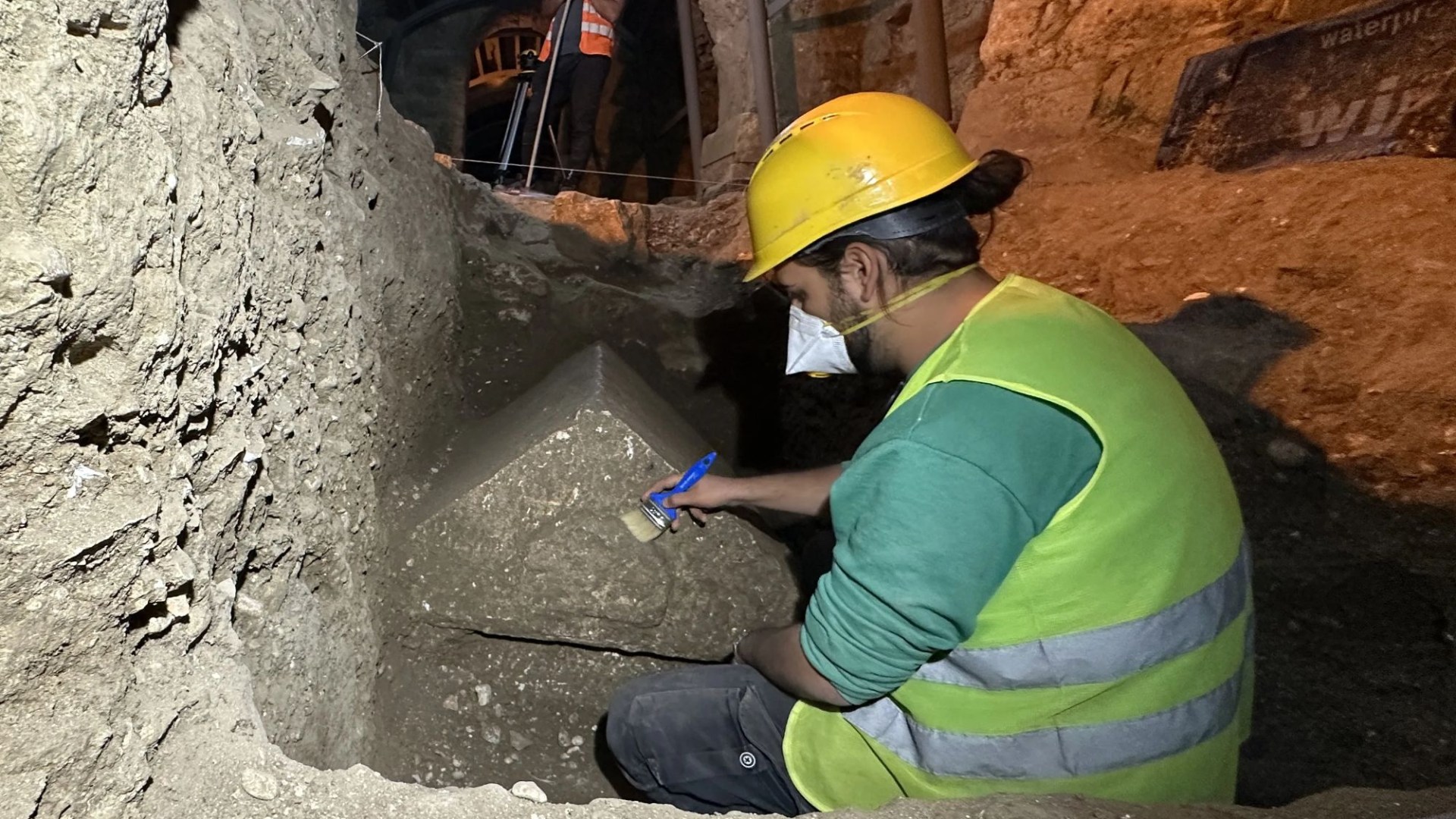 Is this Father Christmas' coffin? Scientists unearth 'sarcophagus of bishop who inspired Santa Claus' at ancient church