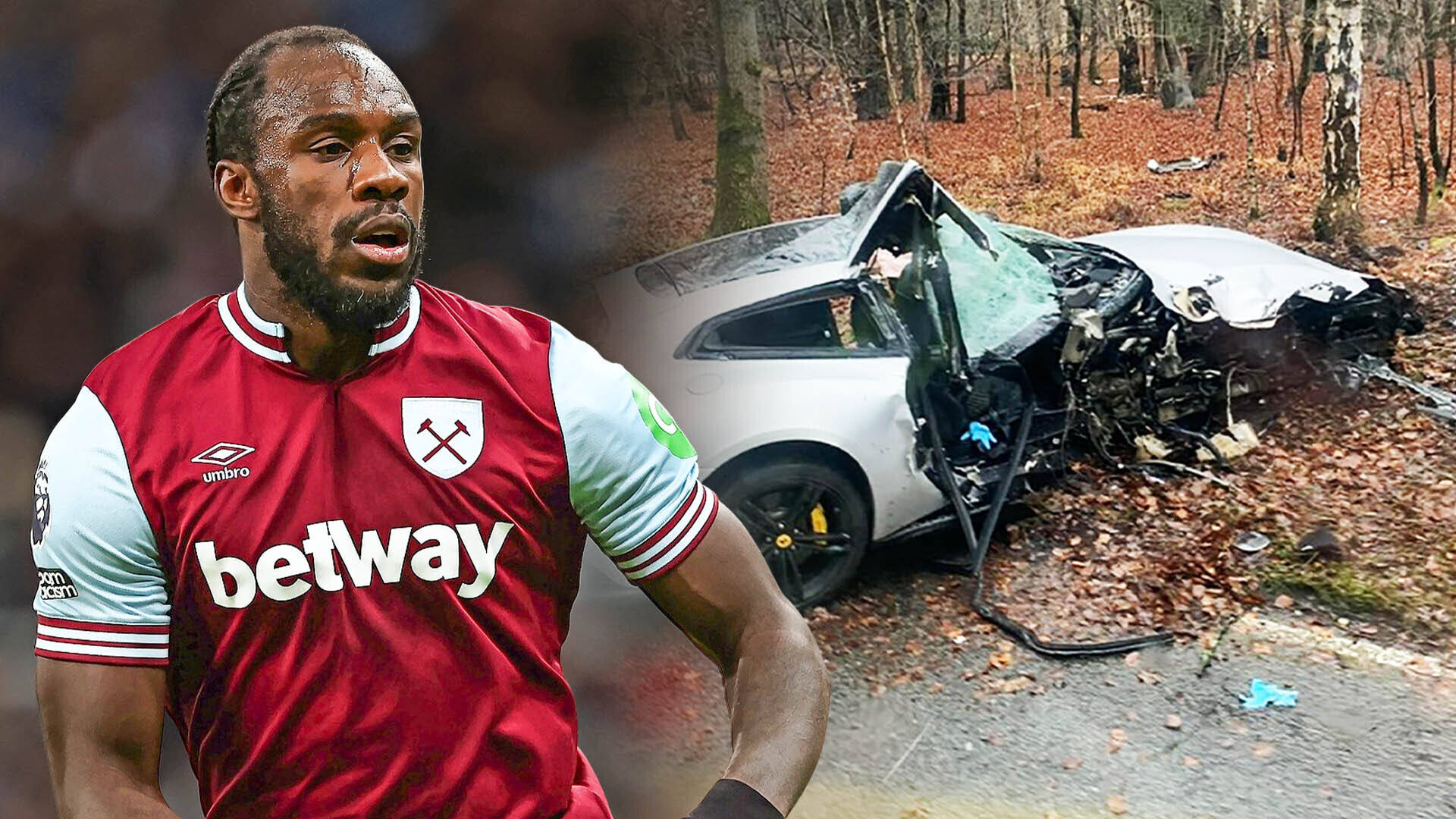 West Ham ace Michail Antonio's first words after horror car crash revealed by dog walker who found stricken star