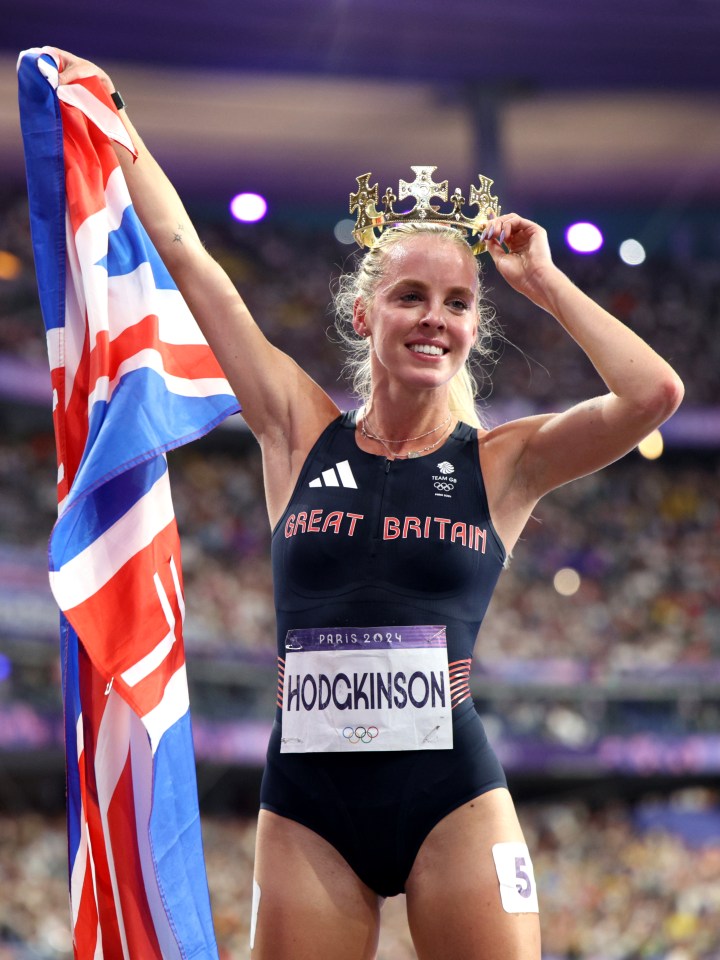 Keely Hodgkinson took 800m gold at the Paris Olympics in August