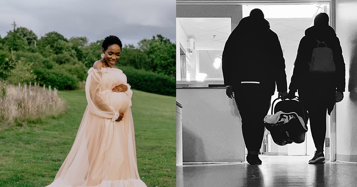 Actress Lala Akindoju and her husband, Chef Fregz welcome their second child, a boy (IMAGES)