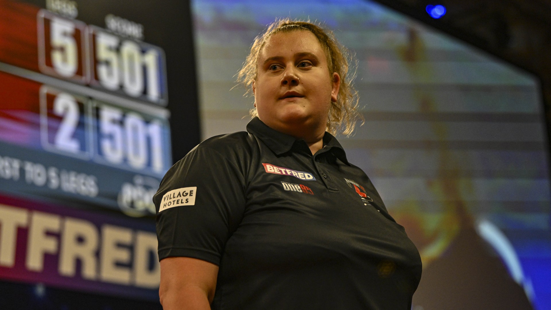 Beau Greaves tells PDC to change 'stupid' rule after winning hat-trick of women's world darts titles