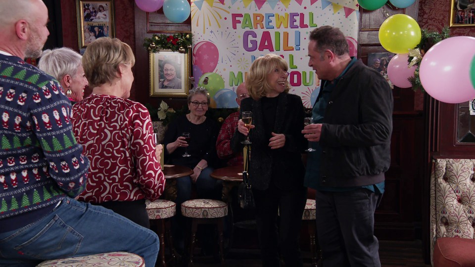 She and Jesse host a party in the rovers before their nuptuals