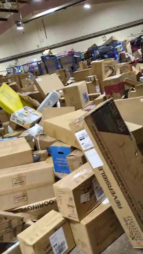 Staff say delivery drivers are overwhelmed by the amount of parcels