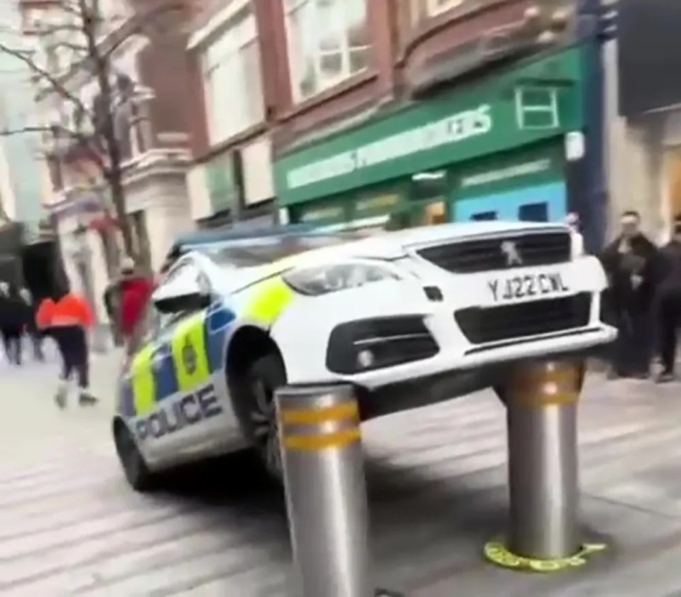 Shoppers in Leeds enjoyed a good laugh at their expense