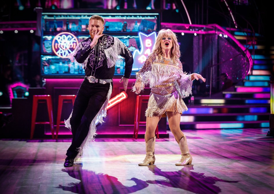 It appears the axed Strictly star is secretly feuding with four of her fellow celebs