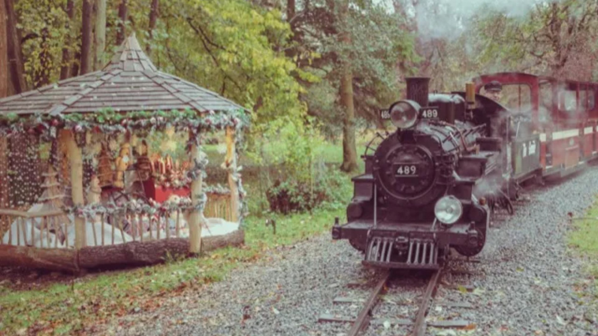 Festive miniature railway ride in the UK has fairy-guided walks, woodland play parks and reindeer keeper meets