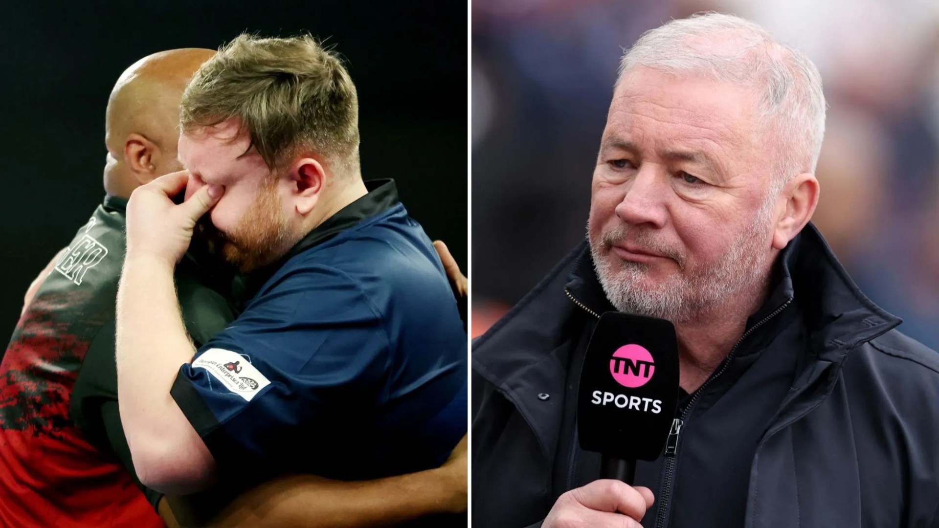 The true story behind Cameron Menzies' live TV breakdown and phone call darts star got from Rangers legend Ally McCoist