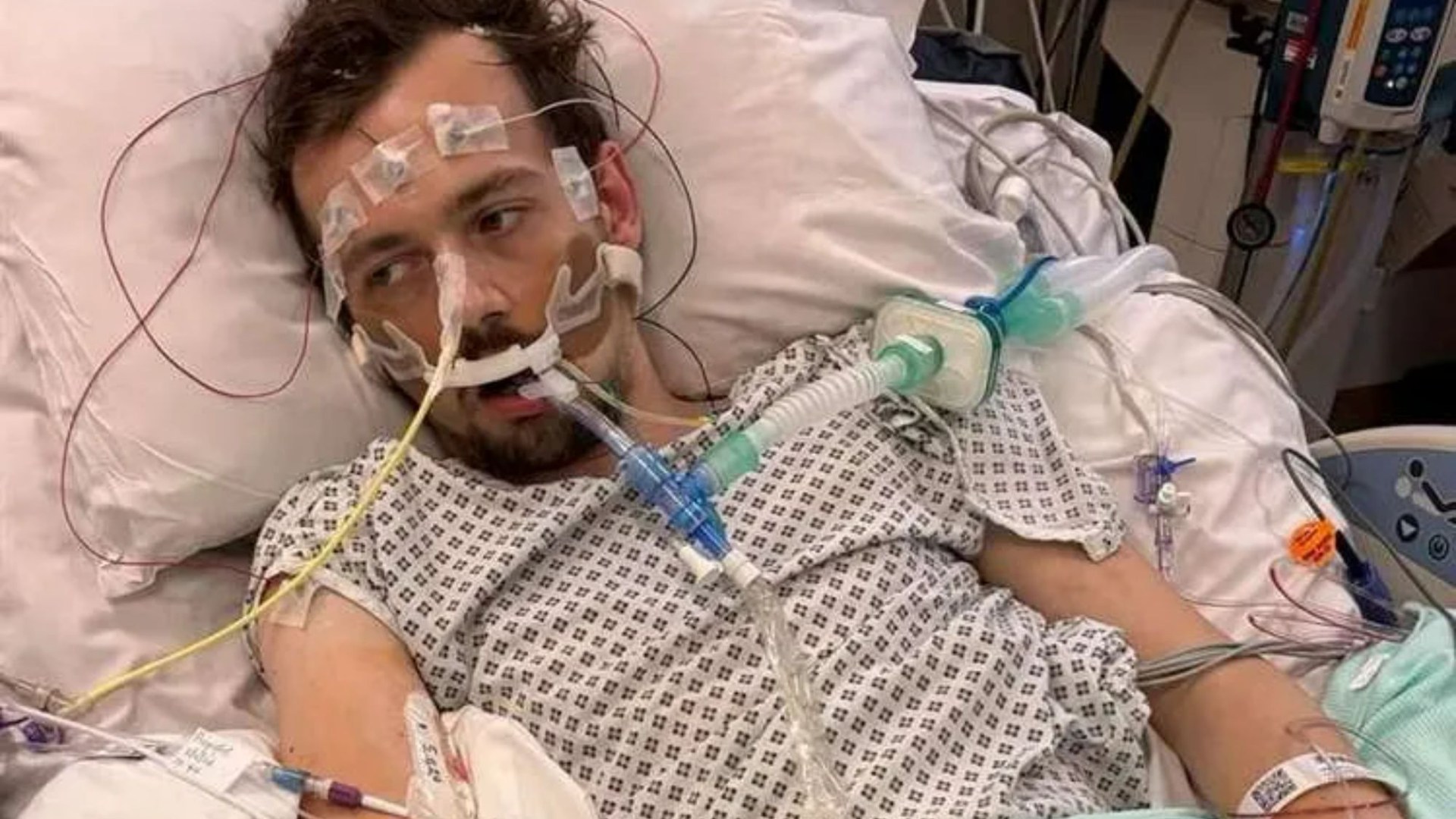 Man, 29, battling 'brain-swelling disease' after terrifying night terrors left him feeling 'inside his nightmare'