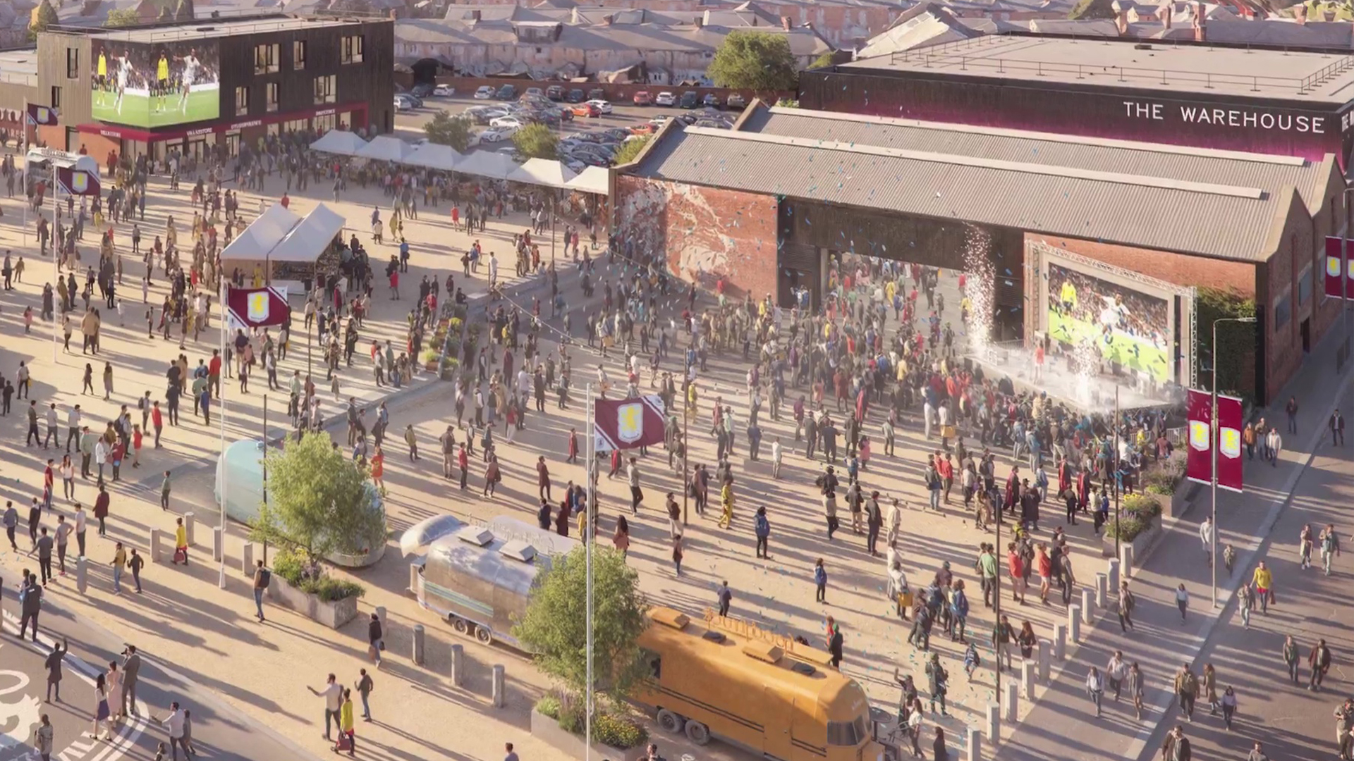 Aston Villa to build Premier League's largest beer hall as they announce stunning redevelopment plans next to stadium