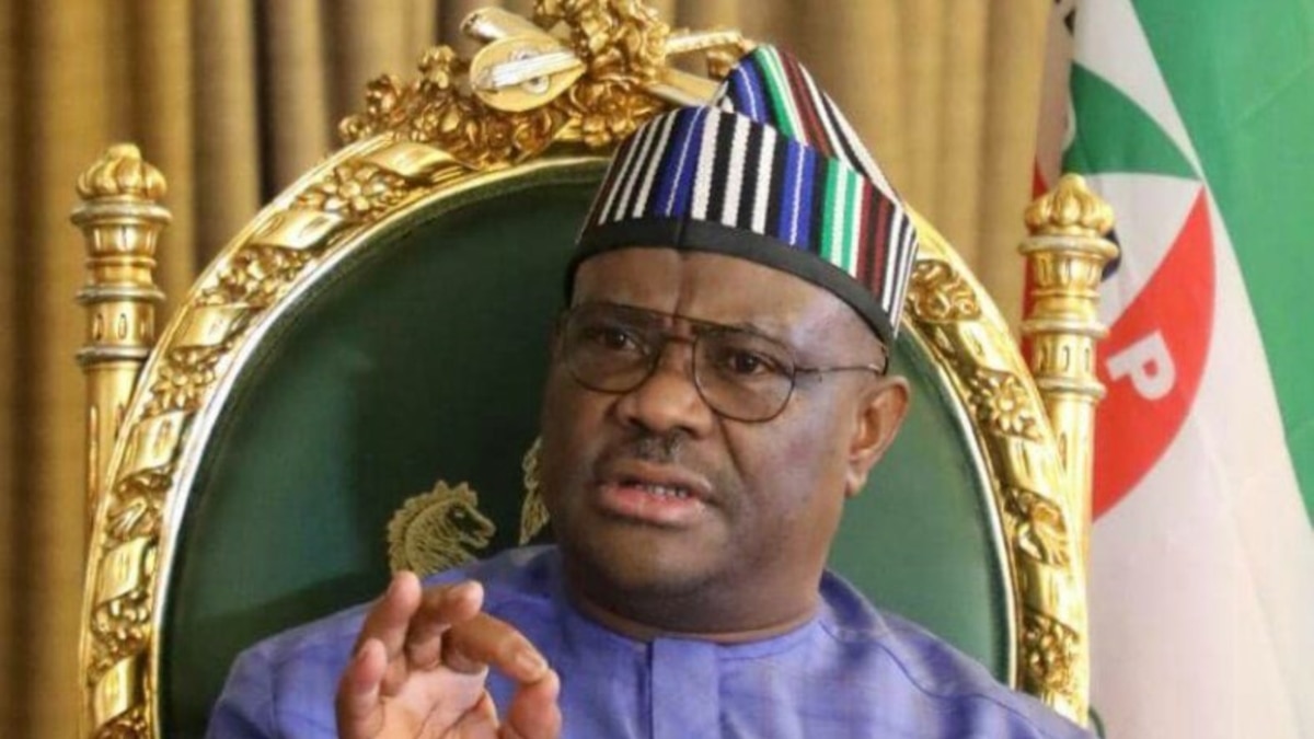 Wike Ya Kwace Filayen Buhari, Abbas Da Akume A Abuja