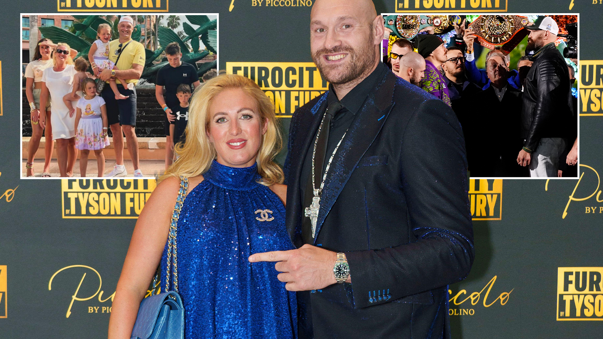 Inside Tyson Fury's family life with wife Paris forever by his side as kids again bear brutal brunt of boxing career