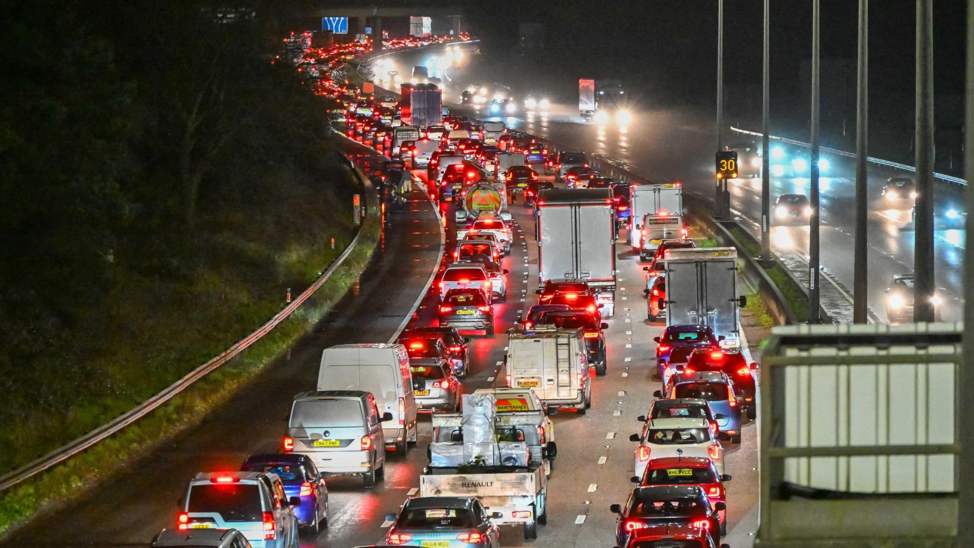 'Absolute bedlam' as 22 MILLION hit roads & hundreds stuck in huge airport queues in 'busiest Xmas getaway on record'