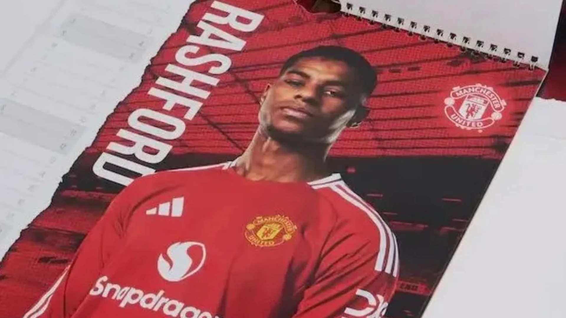 Marcus Rashford named Mr January for Man United’s 2025 calendar - despite departure rumours